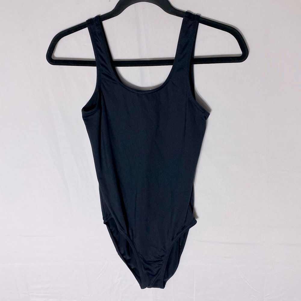 Mondor Black RAD Ballet Tank Bodysuit Leotard M